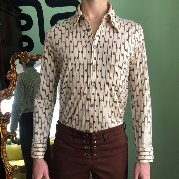 1970s Button Down Shirt - Picture 1 of 6